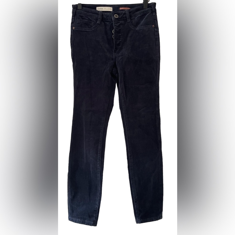 Pilcro Navy Button Up Corduroy Pants NWOT Size 28‎